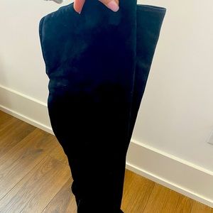 Prada suede Thigh high boots